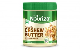 Nouriza Crunchy Cashew Butter, Unsweetened  Plastic Jar  200 grams